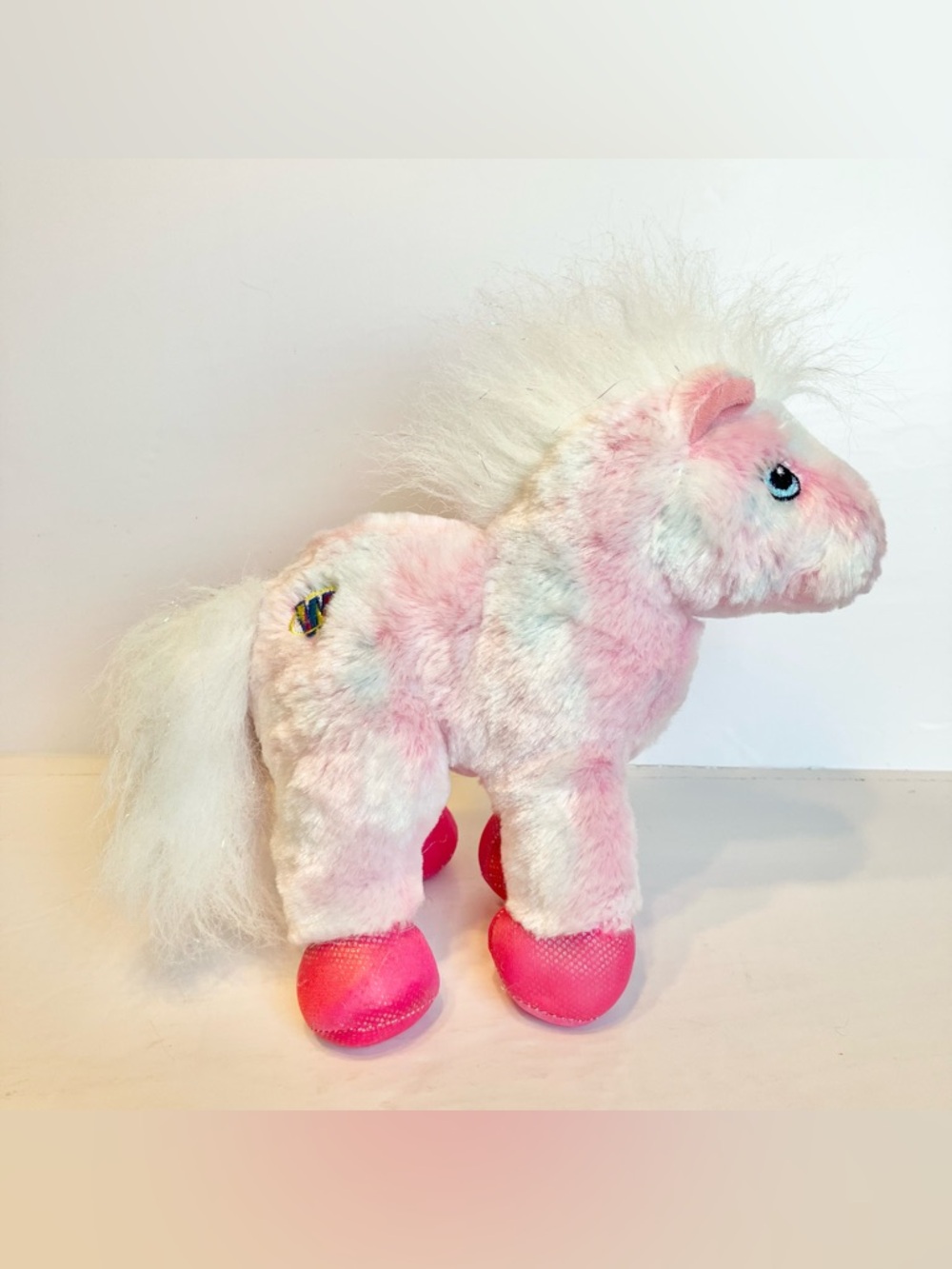 Ganz Webkinz Pink Pony HM117 Plush Stuffed Animal Toy Pink Horse, 7" No Code